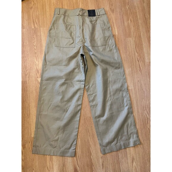 NWT Banana Republic Camel High Rise Pleated Wide Leg Pants Size 10 - Picture 2 of 9